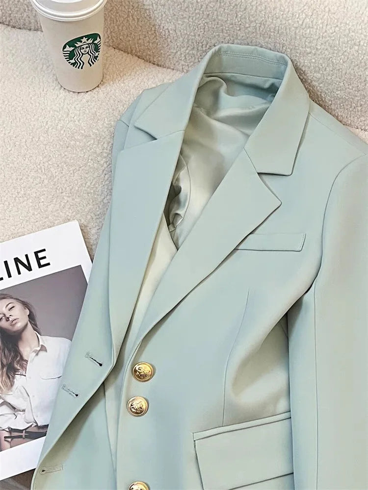 Blazer Luxe Dourado