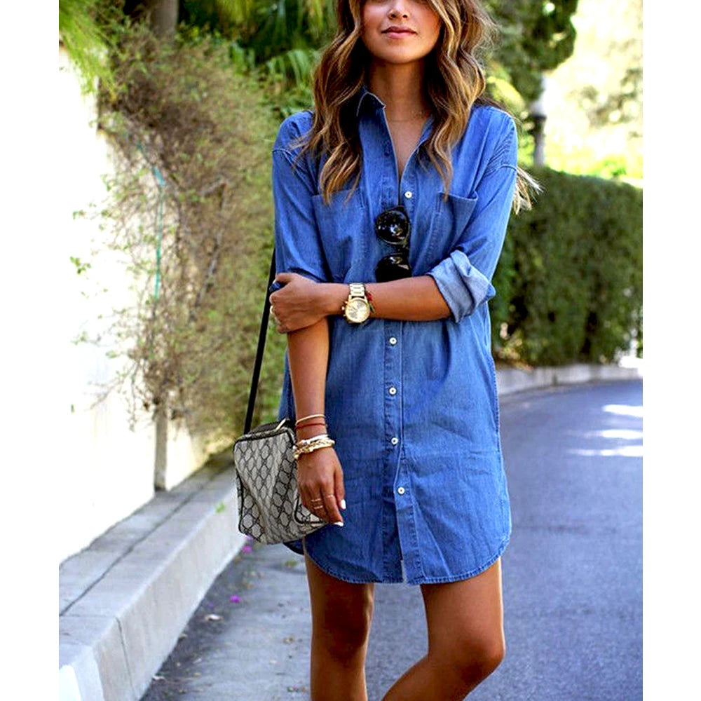 Vestido Casual Denim