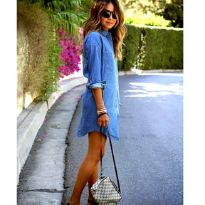 Vestido Casual Denim